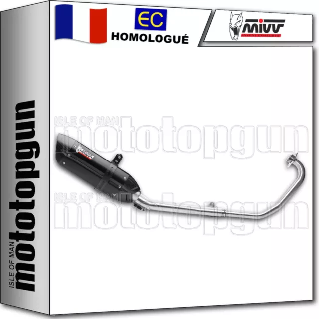 Mivv Ligne Complete Homologue Nocat Suono Acier Noir C Honda Cbr 125 R 2013 13