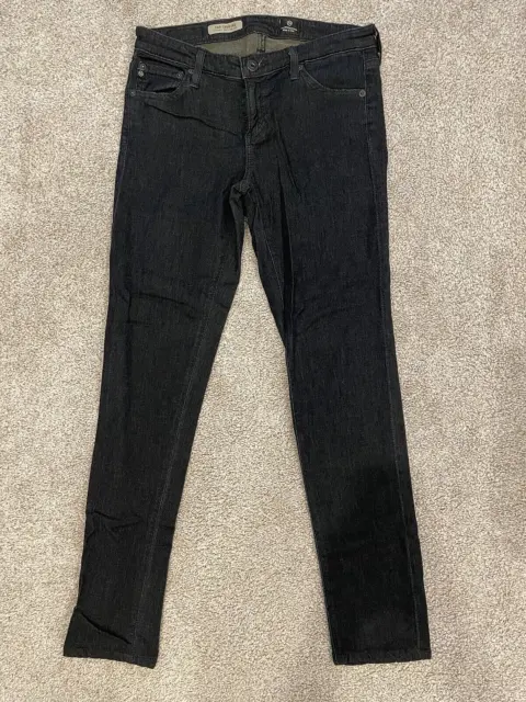 AG Adriano Goldschmied The Legging Ankle Jeans Womens 28 R Black Super Skinny