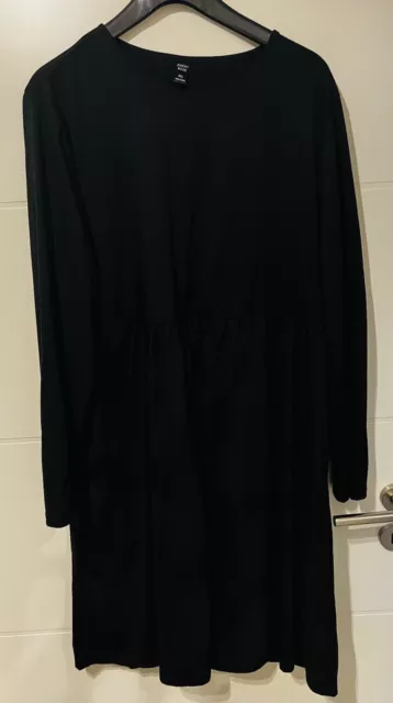 Shirtkleid Shein Plussize 4XL A Linie Schwarz