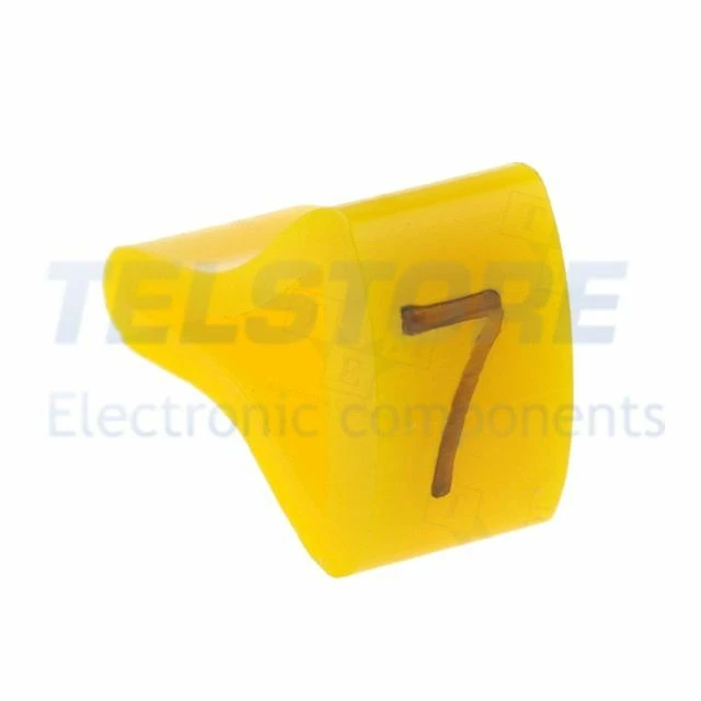 1Confezione  Segna cavi per cavi e fili 3÷6,5mm H 8mm A 8mm L 5mm  .