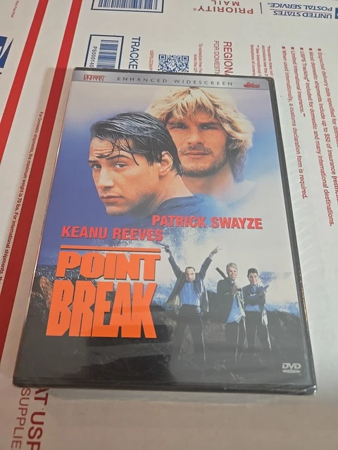 POINT BREAK (DVD 1991) KEANU REEVES PATRICK SWAYZE. New/Sealed EUR 12 ...