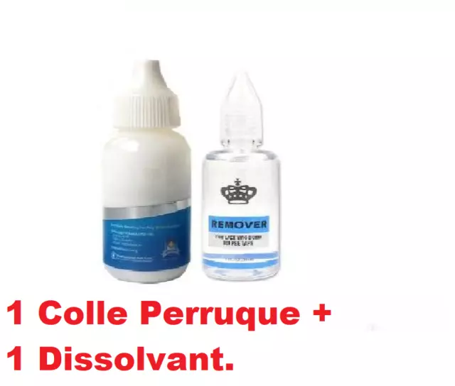 Meilleure Colle Perruque Cheveux Adhésive Durée Extra Waterproof + Dissolvant