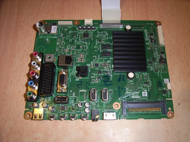 Mainboard Platine PE1091 V28A001434B1 mit LVDS Kabel für TV Toshiba 40RL938 u.a. 2