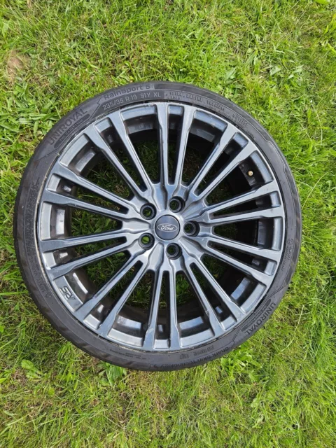 Genuine Ford Focus Mk3 RS 19" Alloy Wheel 10x2 Spoke Dark Grey 1937379 #2