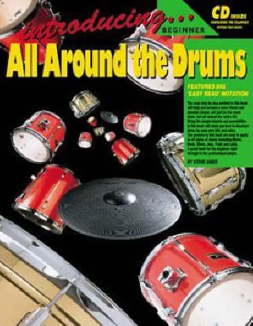 Learn How To Play Drums - Drum Drum Kit Lessons  - Tutor Music Book & CD - K4*