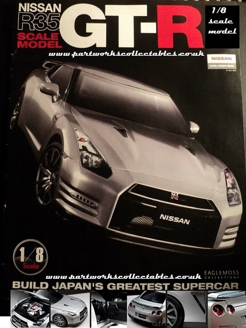 EAGLEMOSS WÖCHENTLICHES NISSAN R35 Gt-R Vol.24 1/8 Maßstab EUR 28,10