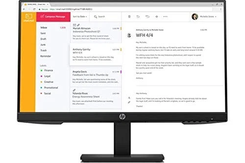 HP P24h G4 23.8" Full HD Monitor - IPS, 60Hz, 5ms, Speakers, HDMI, DP