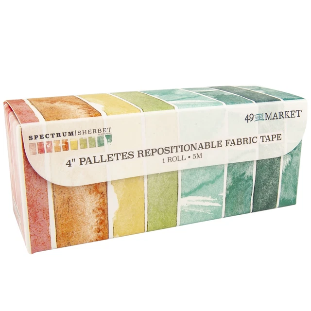Paletas de rollos de cinta de tela 49 And Market Spectrum Sherbet de 4" -SS36523