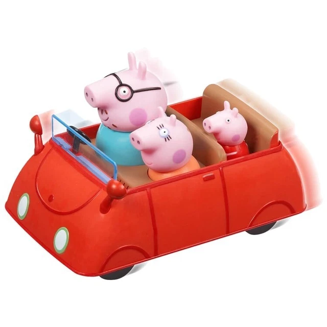 PEPPA PIG TOY push and go car with sounds. Daddy mummy peppa red car £