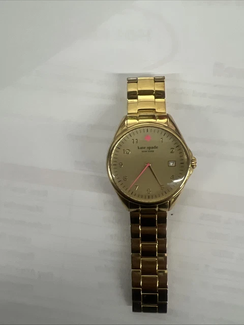 Kate Spade New York Gold 0030 Womens Stainless Steel Watch NEEDS BATTERY Amazon.com: Kate Spade New York Women main image 3