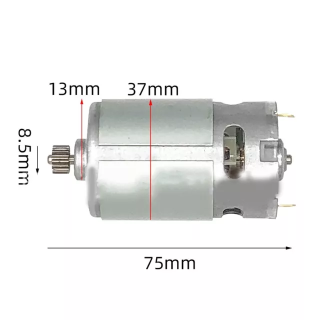 Efficient 25V Two Speed 12 Teeth DC Motor with High Torque for Perfect Drilling
