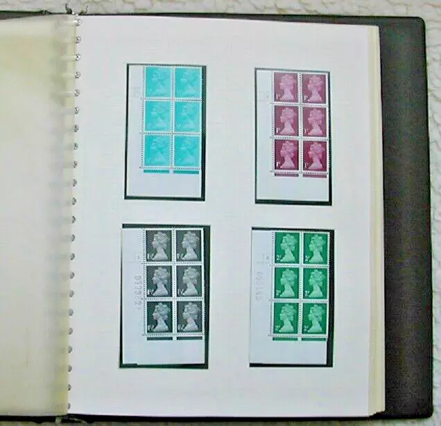1971 to 1972 GB Stamp Collection ALL MNH