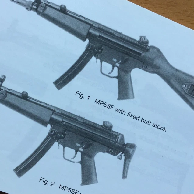 ORIGINAL 1989 ENGLISHLANGUAGE FIREARMS HISTORY BOOK Heckler & Koch MP5 SF SMG £16.00 PicClick UK