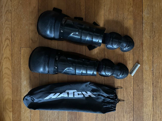 Used Anti-Riot Gear Hatch TS65 Centurion Hard-Shell Shin Guards Size Medium