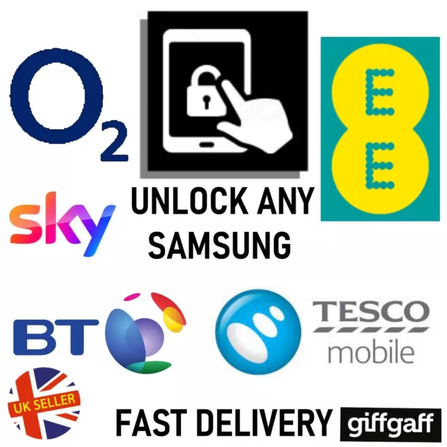 O2 EE ALL SAMSUNG UNLOCK CODE Galaxy / M12 / M02 / A02 / A32 5G / M02s