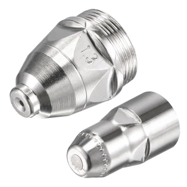 Plasma Electrode Nozzle, 1.3mm Cutter Torch Consumables Accessory 6set
