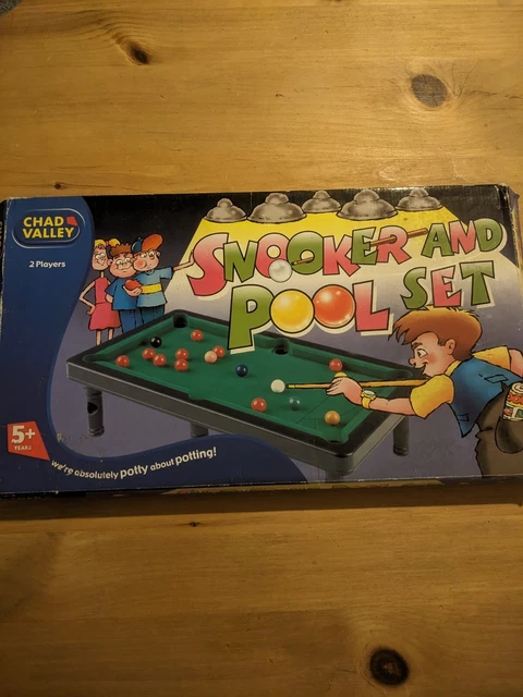 Chad Valley - Children’s Fun Snooker & Pool Set-2 Players Age 5 Plus Christmas