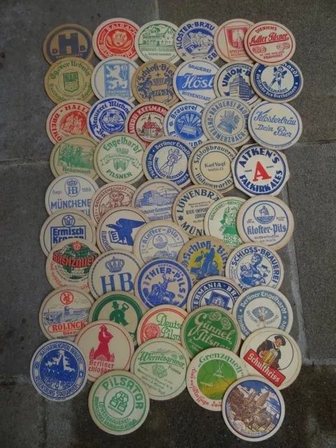 50 alte Bierdeckel evtl auch VK Bierdeckelsammlung