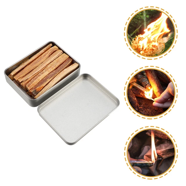 1 juego sostenible portátil marca desde kit arranque de chimenea natural