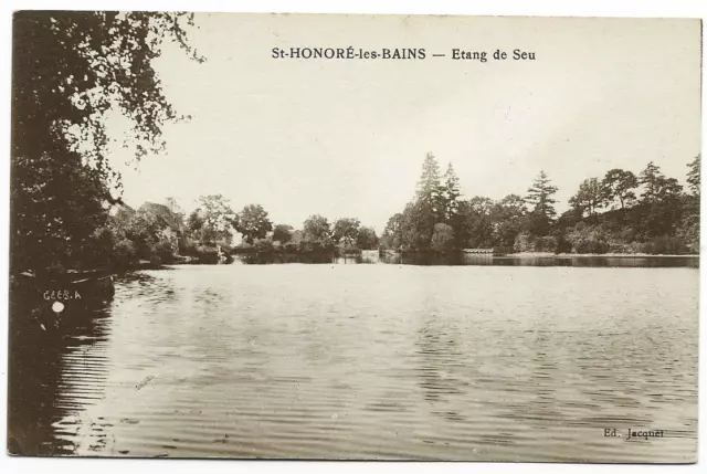 CPA " ST HONORé LES BAINS - Etang de Seu