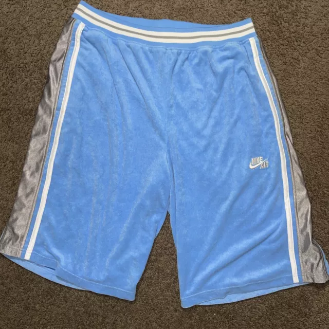 Nike Air Sports 136597 412 Men Blue Athletic Shorts Sports Vintage Size 2XL
