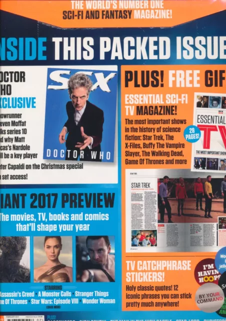 SFX Magazin Februar 2017 Doctor Who Peter Capaldi 2017 Vorschau 2