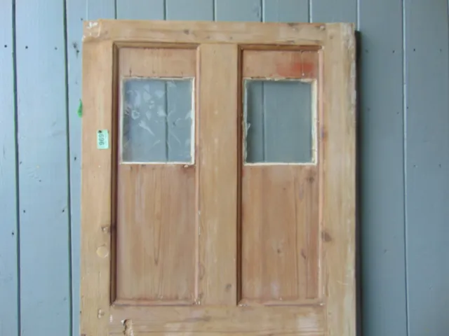Reclaimed Pine Georgian Part Glazed Internal  Wooden Door 969 3