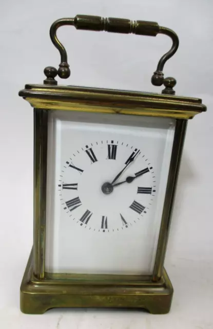 Small Antique French Carriage Clock - Working