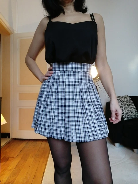 Jupe plissée on sale blanche bershka