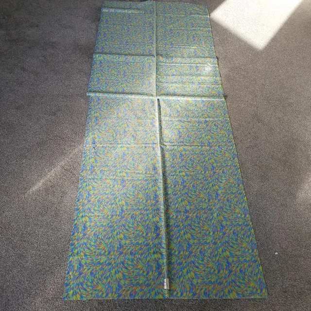 130x36 inches Mid Century Fabric Psychedelic Abstract Flower Power 1960’s 1970's 130x36 inches Mid Century Fabric Psychedelic Abstract Flower Power 1960’s 1970's