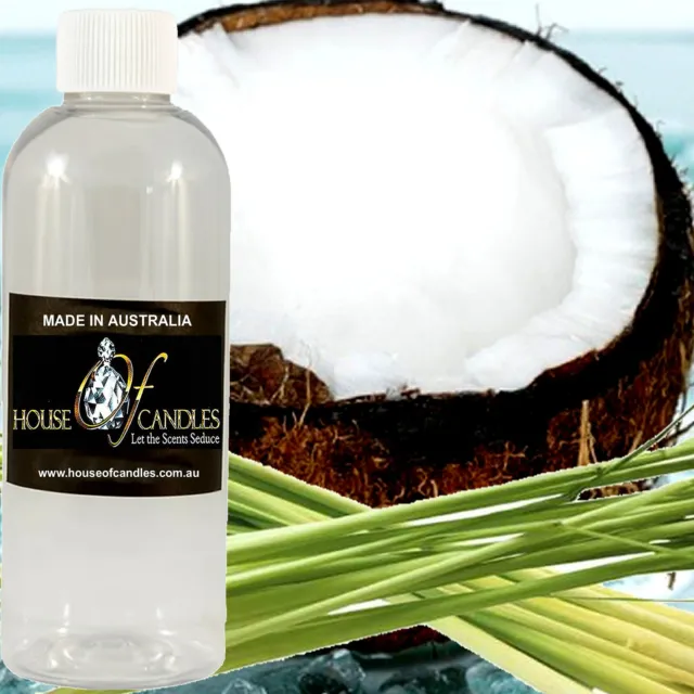 Coconut Lemongrass Fragrance Oil Candle Soap Perfume Making Bath Body