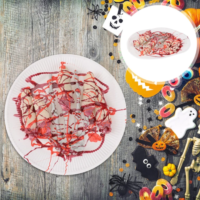 Almuerzo de Halloween Falsas Humanas Cortadas Manos Falsas Decoración Cuerpo