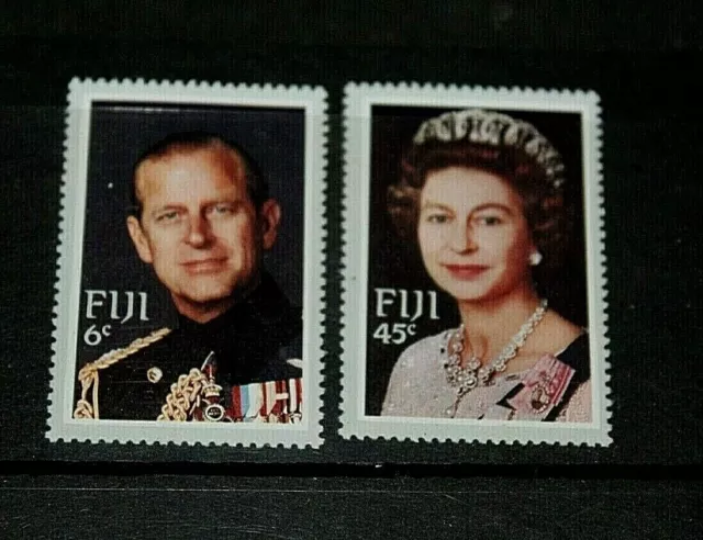 Fiji 1982 Royal Visit Set 2 Fine M/N/H