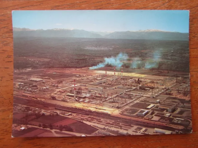 64 Cpsm Lacq Petroles D'aquitaine Usine Vue Aerienne