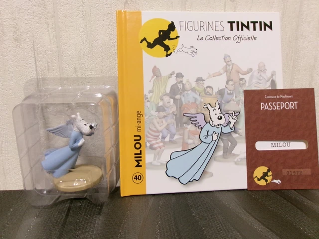 FIGURINE TINTIN N°51 MILOU MI-DEMON COLLECTION OFFICIELLE