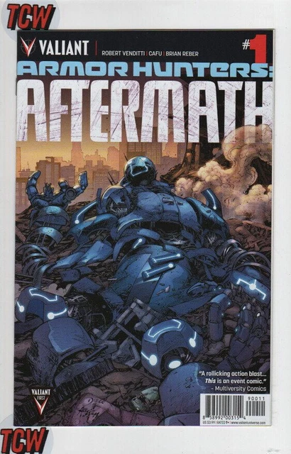 2014 Valiant Comics Armor Hunters Aftermath #1 October Comic Bx13.#185