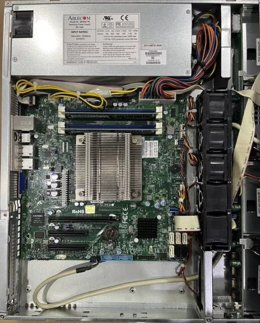 1HE Supermicro Server CSE-813M - X10SLM-F mit Intel E3-1231v3 - 32 GB RAM