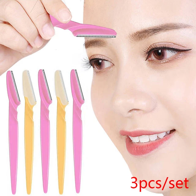 Juego de 3 piezas/recortador de cejas removedor de pelo para mujer afeitadora facial recortadora de cejas NHUK
