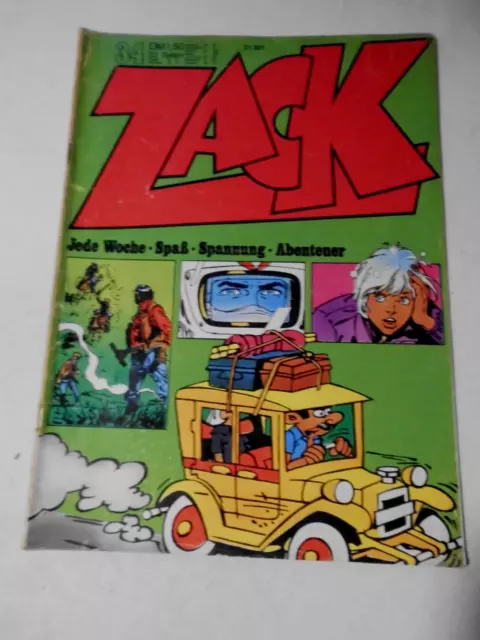 Comic ZACK Magazin Heft  Nr. 30, 34, 35 von 1972 ohne Beilagen - guter Zustand 3