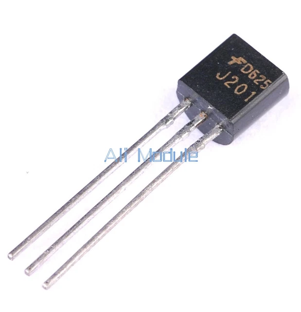 thumbnail image 2 of 50 PCS J201 JFET N-Channel Transistor – TO92 Package – 40V 50A – Generic 2 of 3