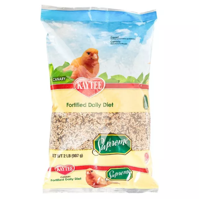 Kaytee Supreme Daily Blend Bird Food - Canary, 2 lbs