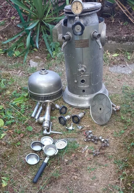 Ancienne Cafetière Percolateur Comet Aluminium, 9 Tasses, Feu De Camp, USA