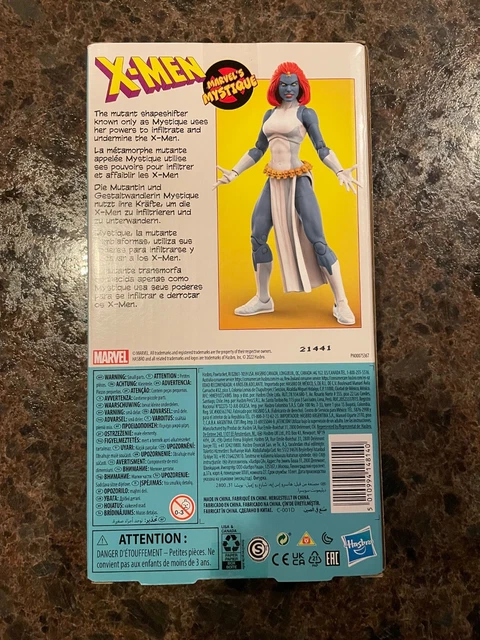 HASBRO MARVEL LEGENDS Retro VHS 90's X-Men Animated Series 6" Mystique ...