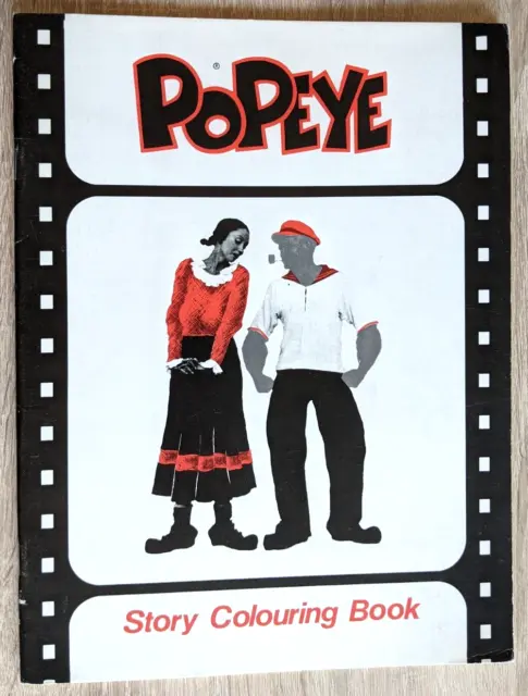 COMIC Popeye The Movie Story Colouring Book Malbuch englisch Z 2 C1688