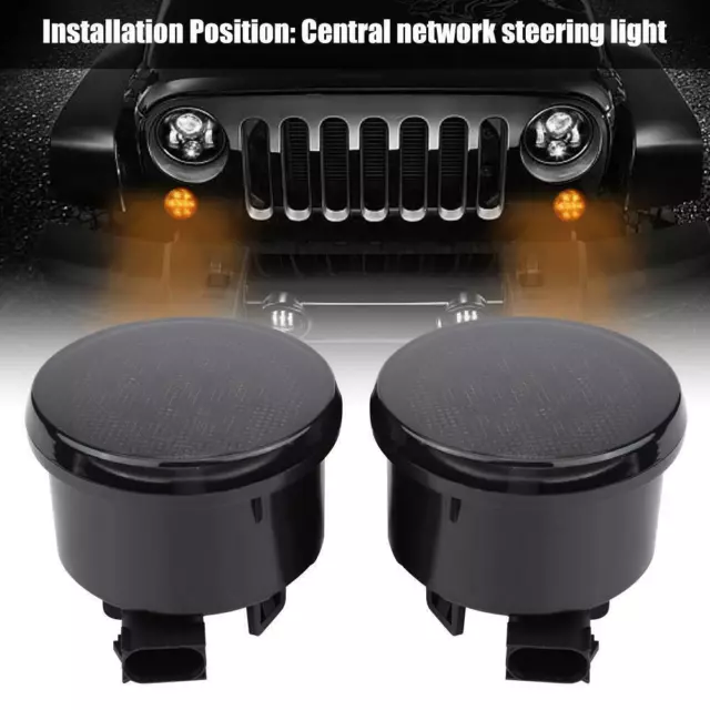 Car-Parts Left Right Side Fender Lamp Light Signal Marker For Jeep Wrangler JK