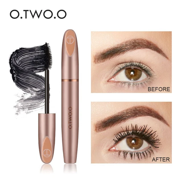 Extensión de larga duración rizado rímel grueso ojos pestañas maquillaje