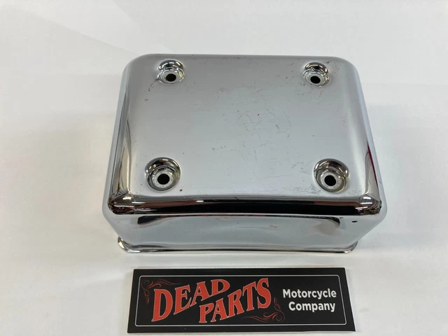Harley Dyna FXD FXDWG chrome left side electrical fuse box cover