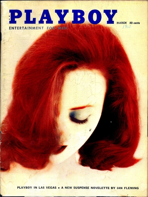 PLAYBOY MAGAZINE MARCH 1960 - Jill St. John. New Ian Fleming Novelette