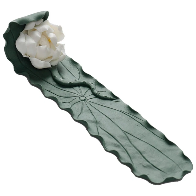 Contenitore per incenso zen ceramica loto bastoncini per incenso ornamento decorazione fiore di loto conico