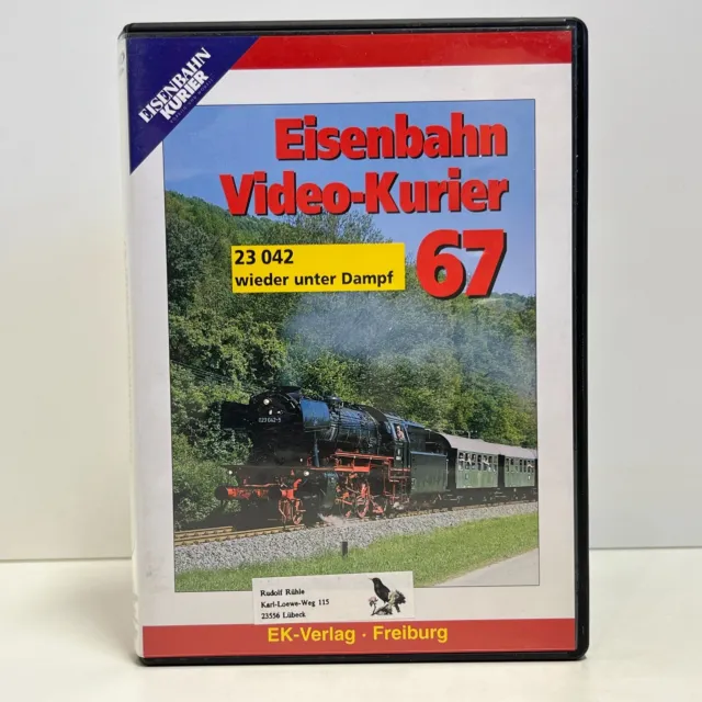 DVD - Eisenbahn Video-Kurier - 67 - 23 042 wieder unter Dampf - GUT